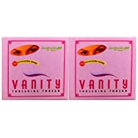 Los mejores  - Vanity - 2 bobinas de 300 m para depilación con hilo de cejas- hilo extra suave y fuerte- anti bacteriano